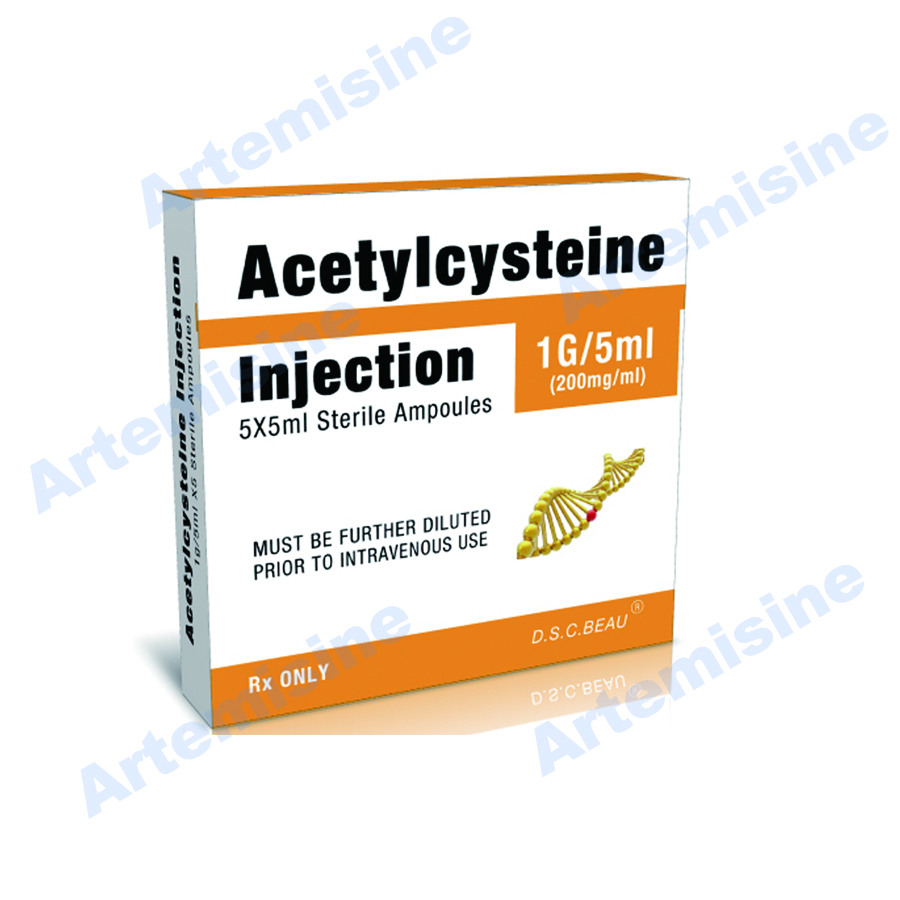Acetylcysteine 200 mg/ml Injection Sinophare Biotechnology Co., Ltd